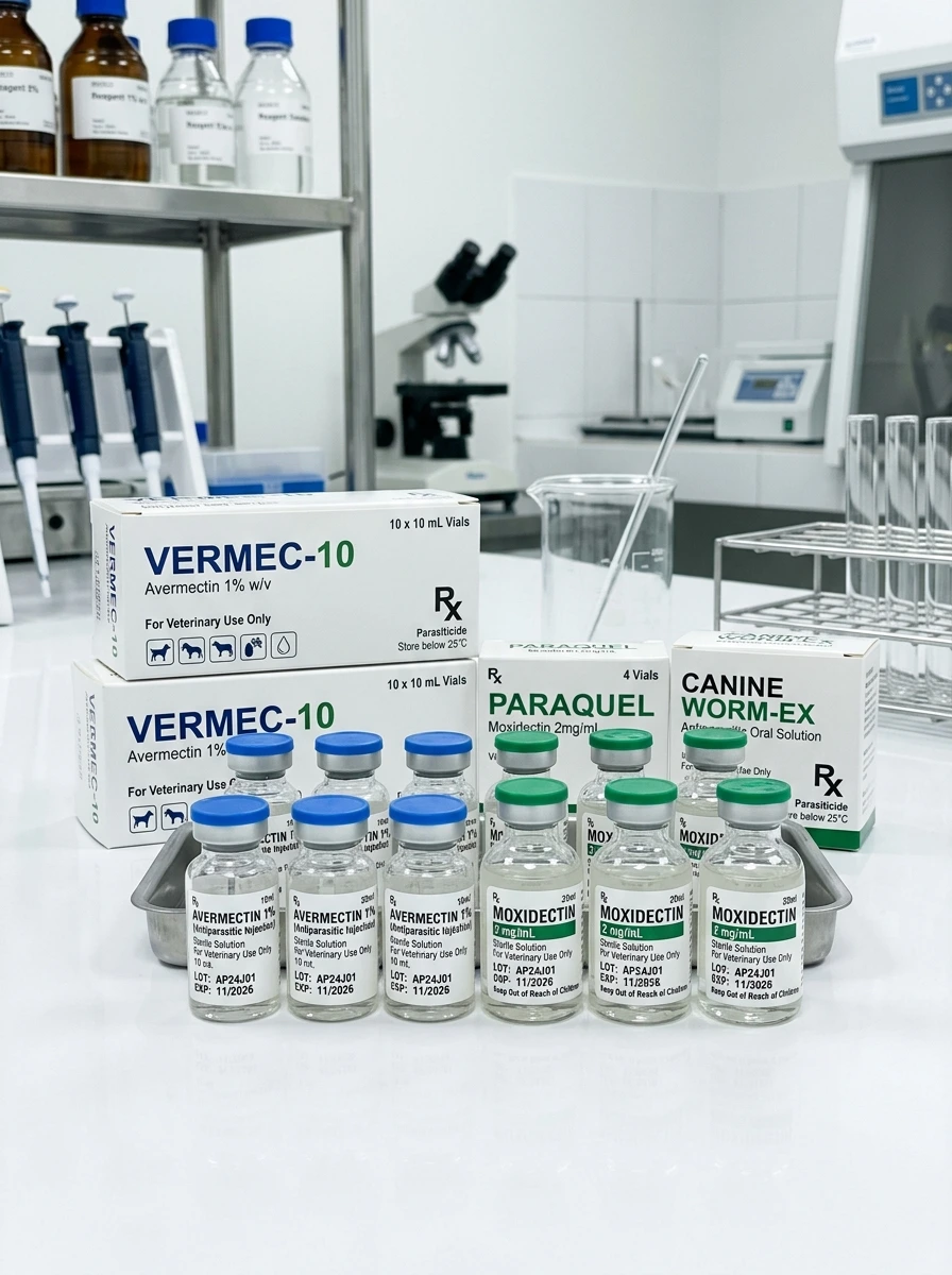 antiparasitic medication vials p… 202607142239